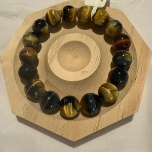 “Dreamy” Tiger Eye Beaded Bracelet